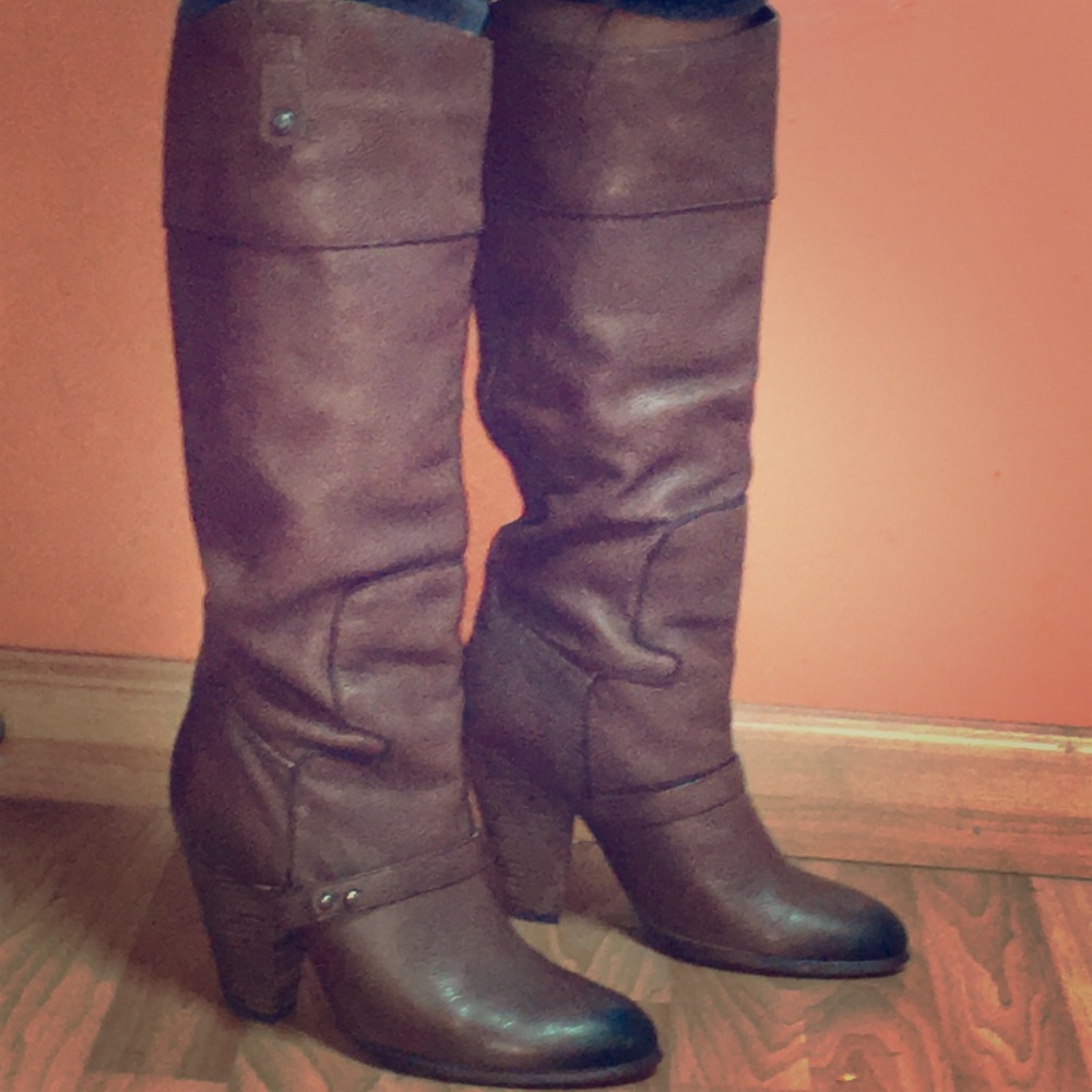 Sam Edelman dark toed riding boots women, 9.5 M